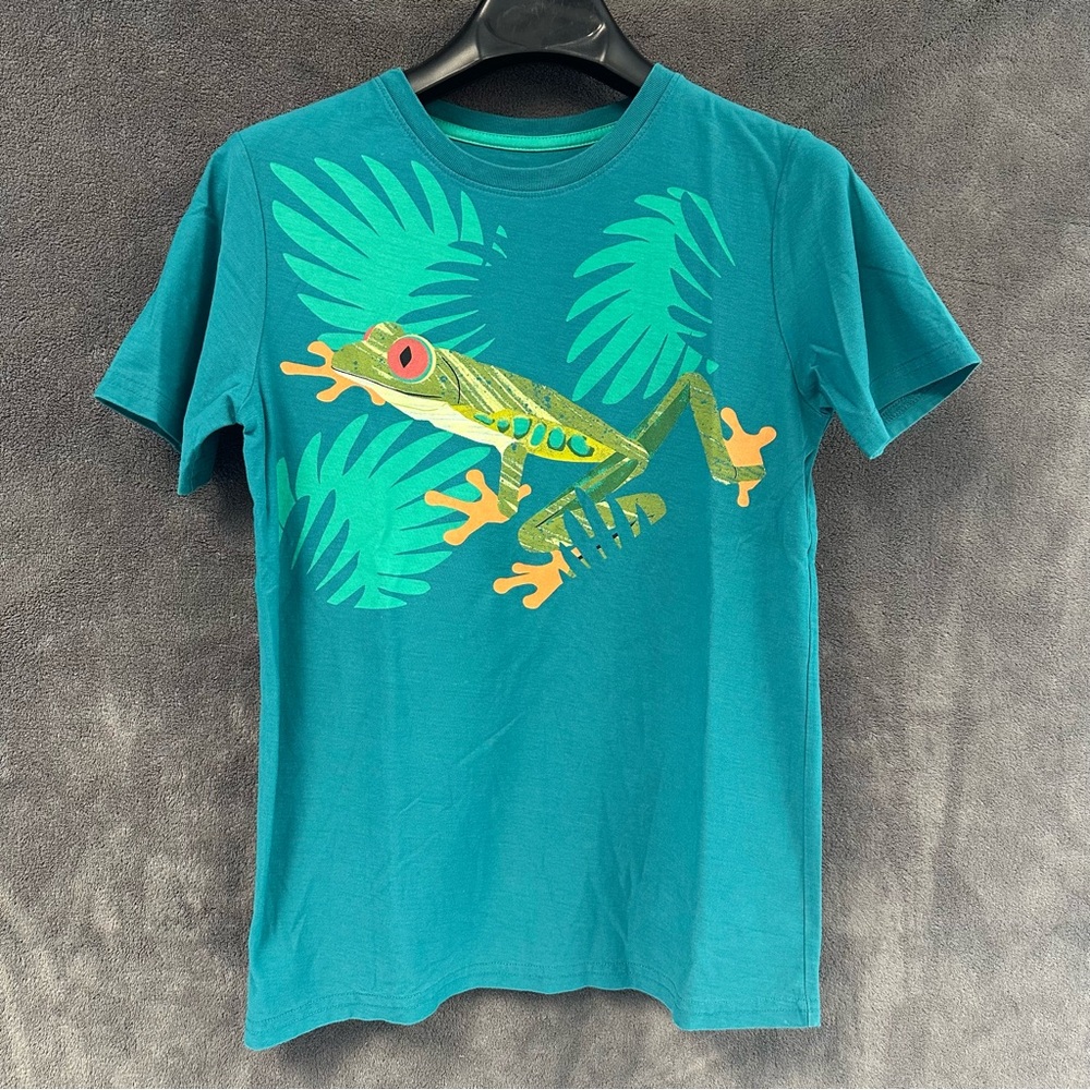 Tea Collection Teal Red-eyed Tree Frog Tee